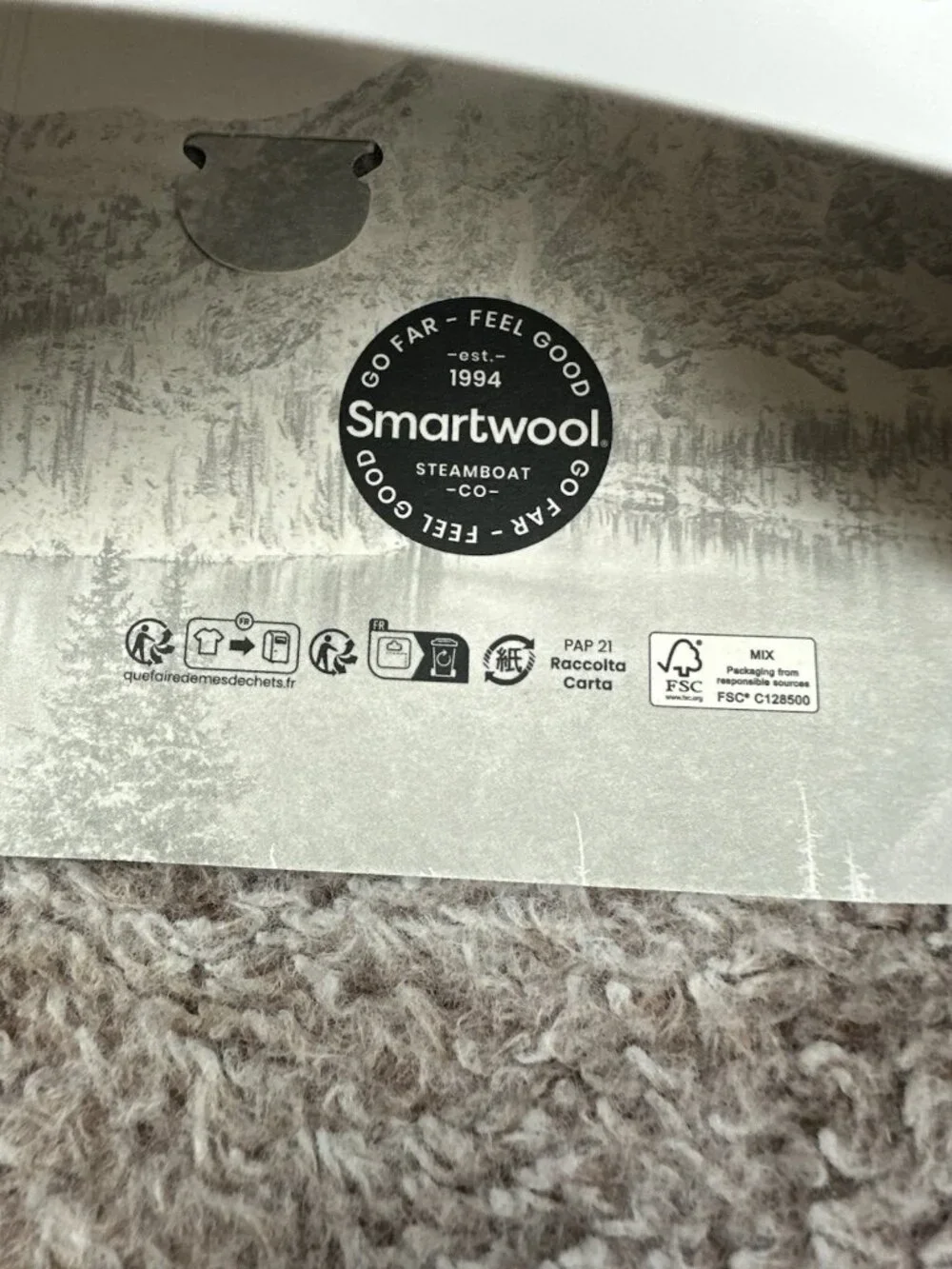 Smartwool Classic Edition Hike Extra Cushion Crew Socks Merino Gray Unisex M new